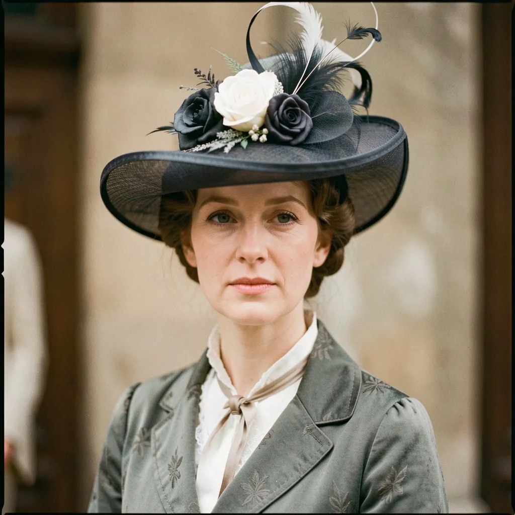 Detailed millinery craftsmanship